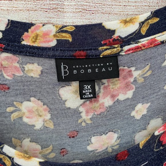 Cortena Smocked Waist Floral Knit Dress Plus Size 3X super comfortable! - Picture 6 of 8